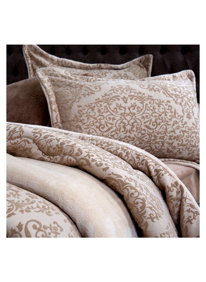 Family Bed quilt set Spanish fur 6 pieces size 220 x 240 cm model 409 from Family Bed  - Image 3