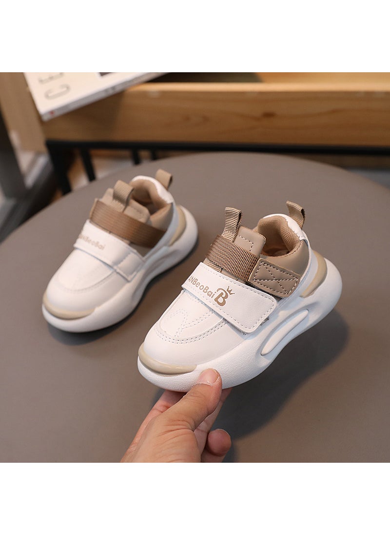 Generic 2023 Autumn Kids Casual Anti-Slip Sneakers A23-5 khaki 
