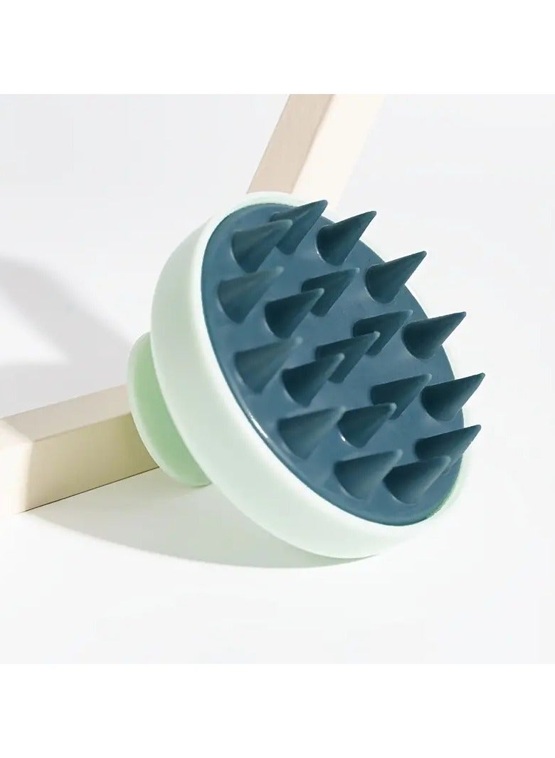 ORiTi Soft Silicone Hair Massage Brush - Silicone Shampoo Hair Brush - Hair Washing Comb, Skin-friendly, Soft And Comfortable, Exfoliates Scalp Dead Skin, Three Colors Available - Image 1