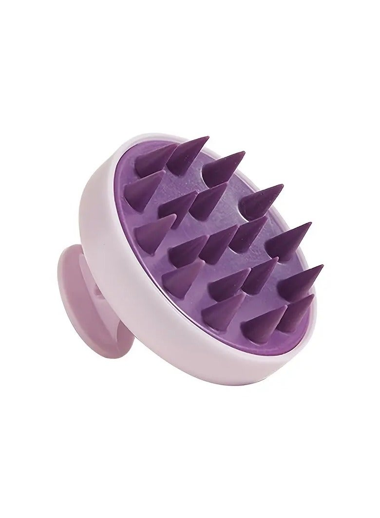 ORiTi Soft Silicone Hair Massage Brush - Silicone Shampoo Hair Brush - Hair Washing Comb, Skin-friendly, Soft And Comfortable, Exfoliates Scalp Dead Skin, Three Colors Available - Image 2