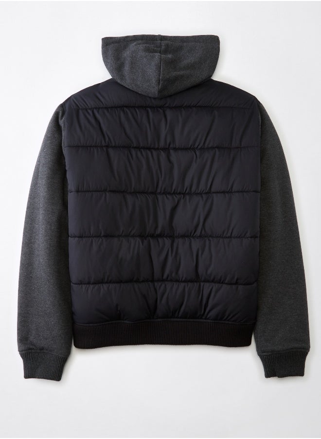 American Eagle - AE Bomber Puffer Jacket - Image 1