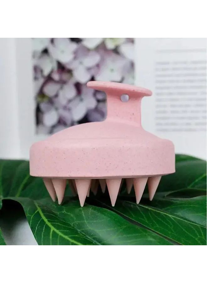 Green Scalp Massager Brush For Deep Cleansing Hair Growth Stimulation Wet Dry Hair - Image 5