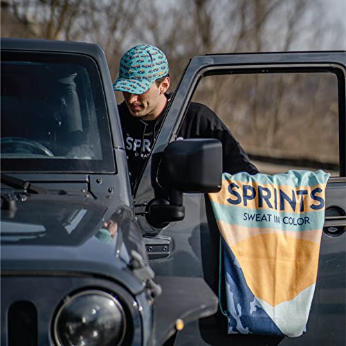 Sprints Athletic Running Towel, Full-Sized, Car Seat Cover - Moisture Wicking (Sasquatch) - Image 4