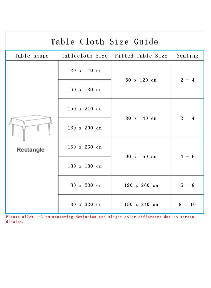 Bluejw 1-Piece Solid Pattern Table Cloth Purple - Image 4