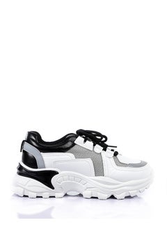DejaVu Women's contrasting heel tab sneakers  - Image 1