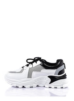 DejaVu Women's contrasting heel tab sneakers  - Image 4