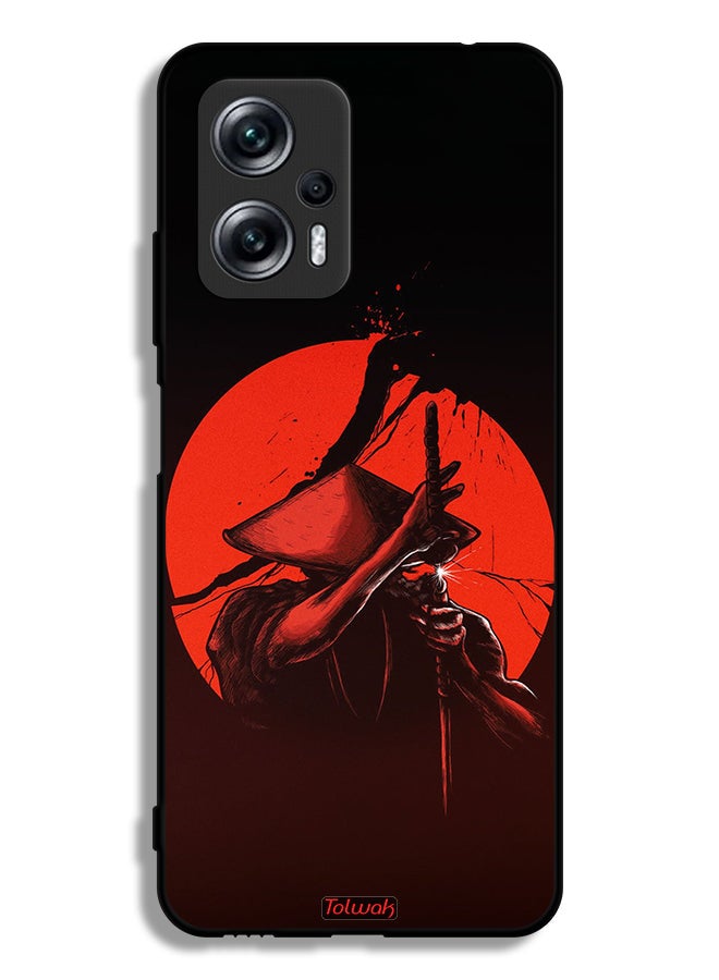 Tolwak Xiaomi Redmi Note 11T Pro 5G Protective Case Cover Sword Warrior - Image 2