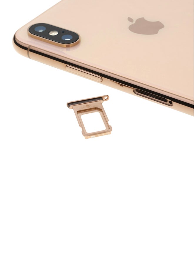 ابل  هاتف آيفون XS ماكس بخاصية فيس تايم بلون ذهبي وذاكرة داخلية سعة 512 غيغابايت ويدعم خدمة الجيل الرابع LTE - Image 5