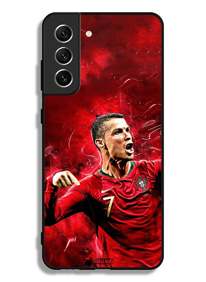 Tolwak Samsung Galaxy S21 FE 5G Protective Case Cover Cristiano Ronaldo - Image 3