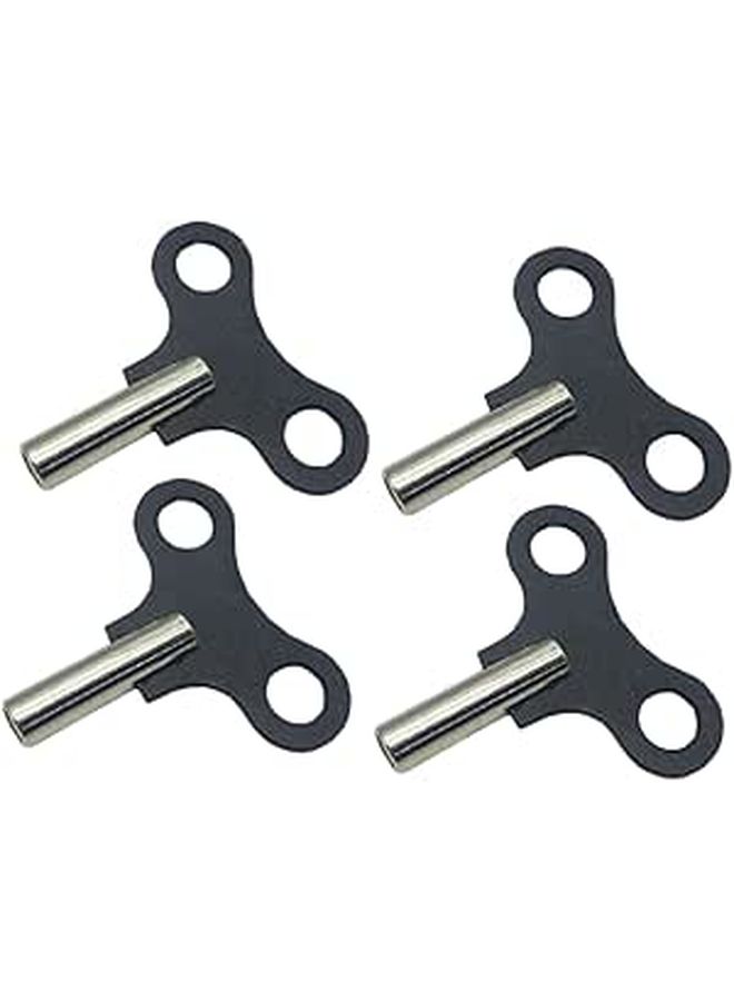 4pcs Metal Clock Keys For Winding Clocks Easy Insert Removal Durable Repair - Image 1