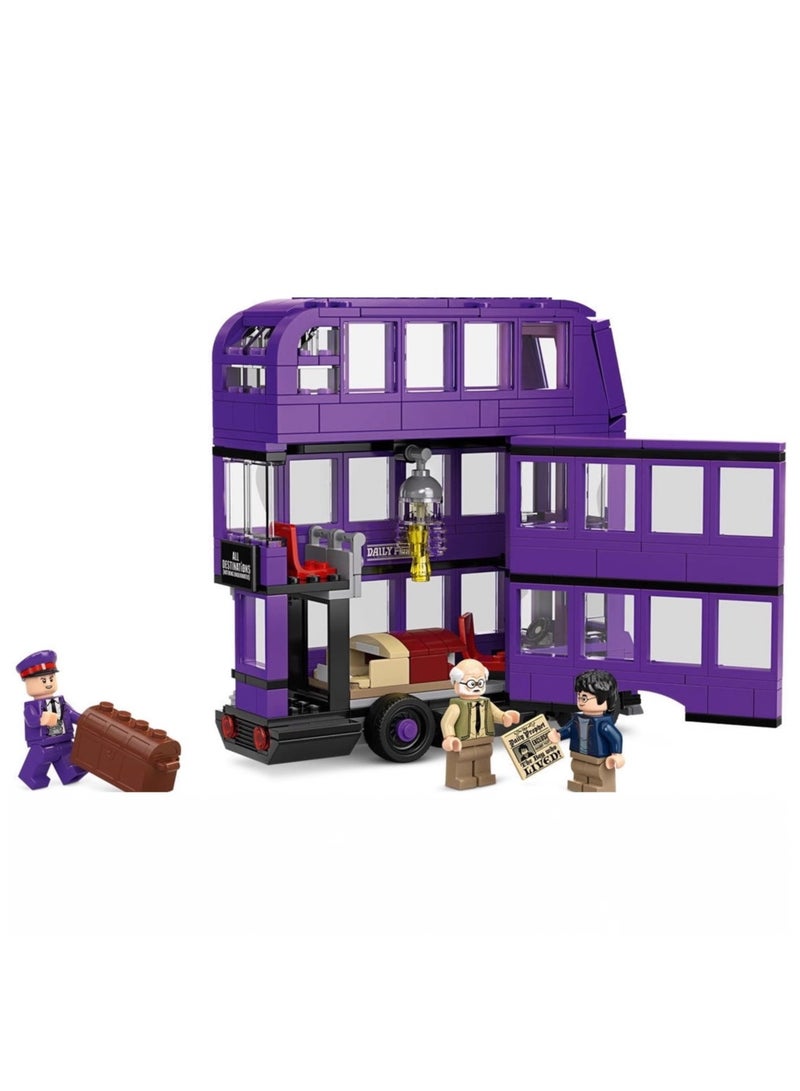 Harry Potter Magic Bus Building Blocks Building Bricks Kit Collectible Display Toy for Fans Gift Home Desktop Decoration - Image 3