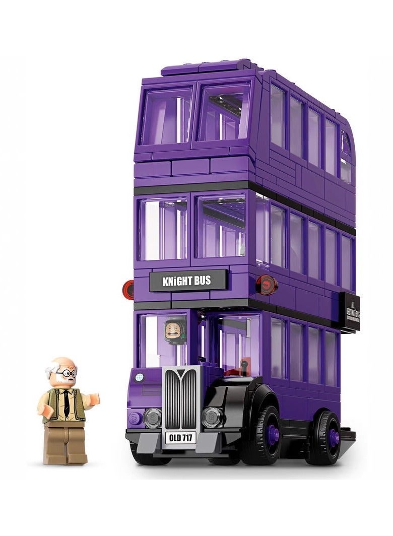 Harry Potter Magic Bus Building Blocks Building Bricks Kit Collectible Display Toy for Fans Gift Home Desktop Decoration - Image 2