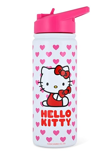 Fast Forward Sanrio Hello Kitty Insulated Stainless Steel Water Bottle | 20 Oz Insulated Water Bottle | Kids Water Bottle Thermos for Girls, Boys, Unisex, C6VAC13FN - Image 1