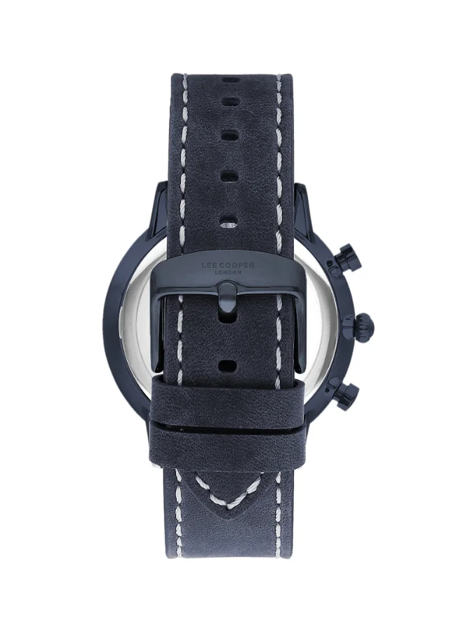 Lee Cooper Men's Leather Multi Function Watch LC07943.990 - 46 mm