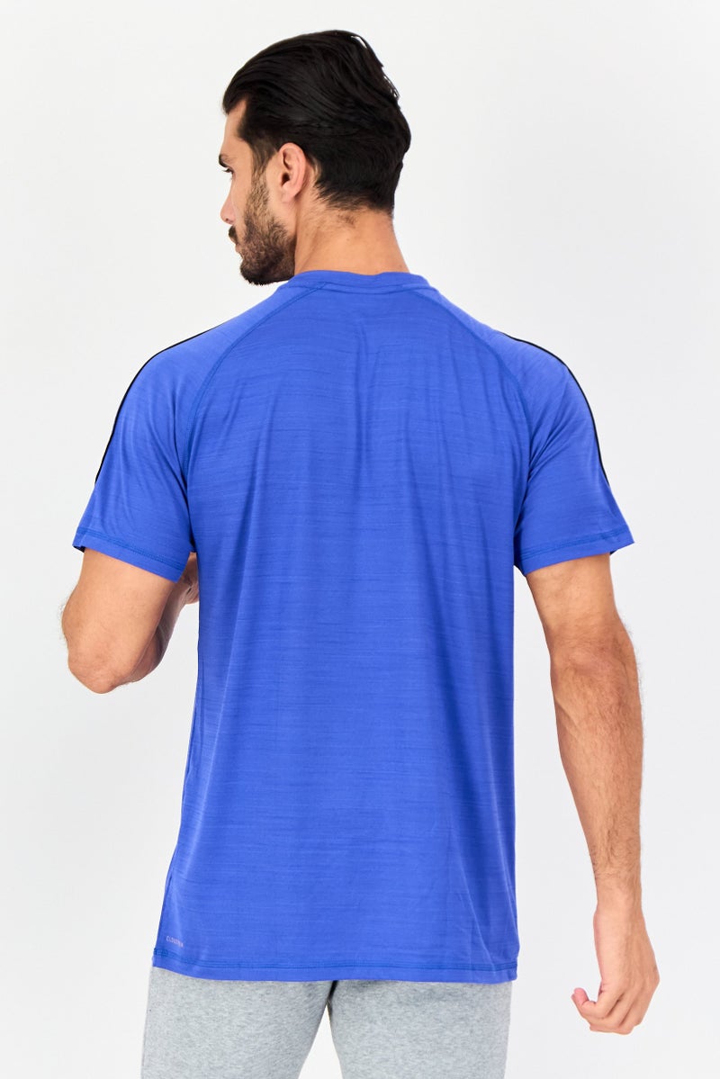 PUMA Men Sportswear Fit Short Sleeve Training T-Shirt, Blue - Image 3