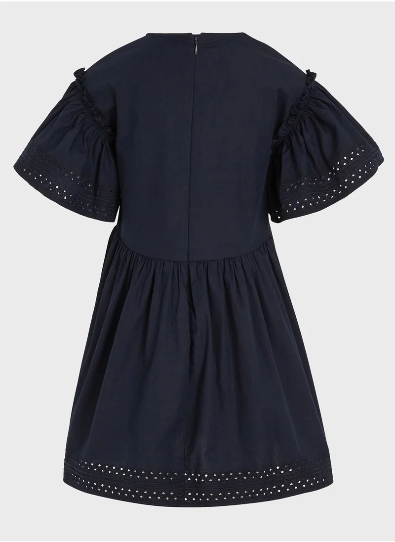 TOMMY HILFIGER Youth  Lace Detail Dress