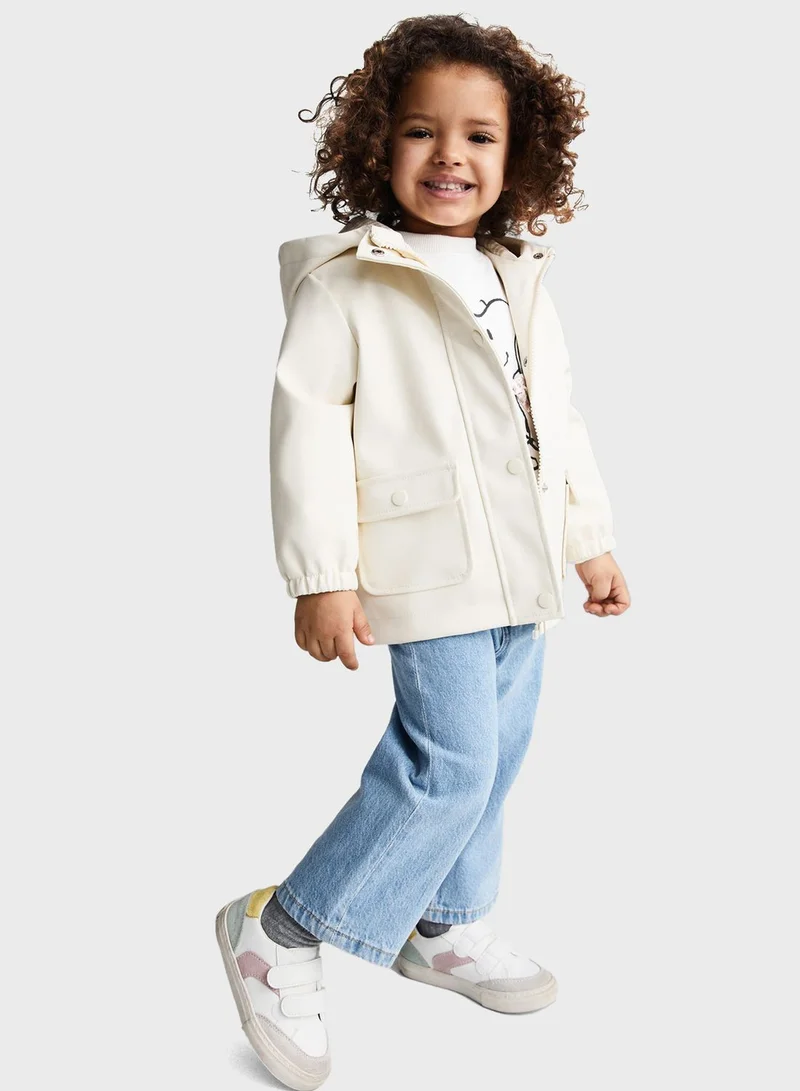 MANGO Kids Hooded Raincoat