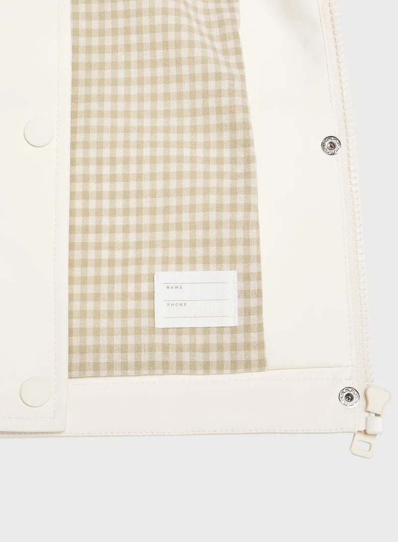 MANGO Kids Hooded Raincoat