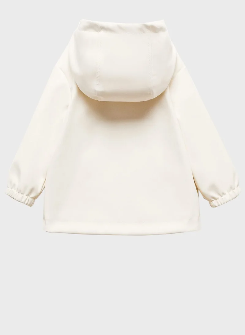MANGO Kids Hooded Raincoat