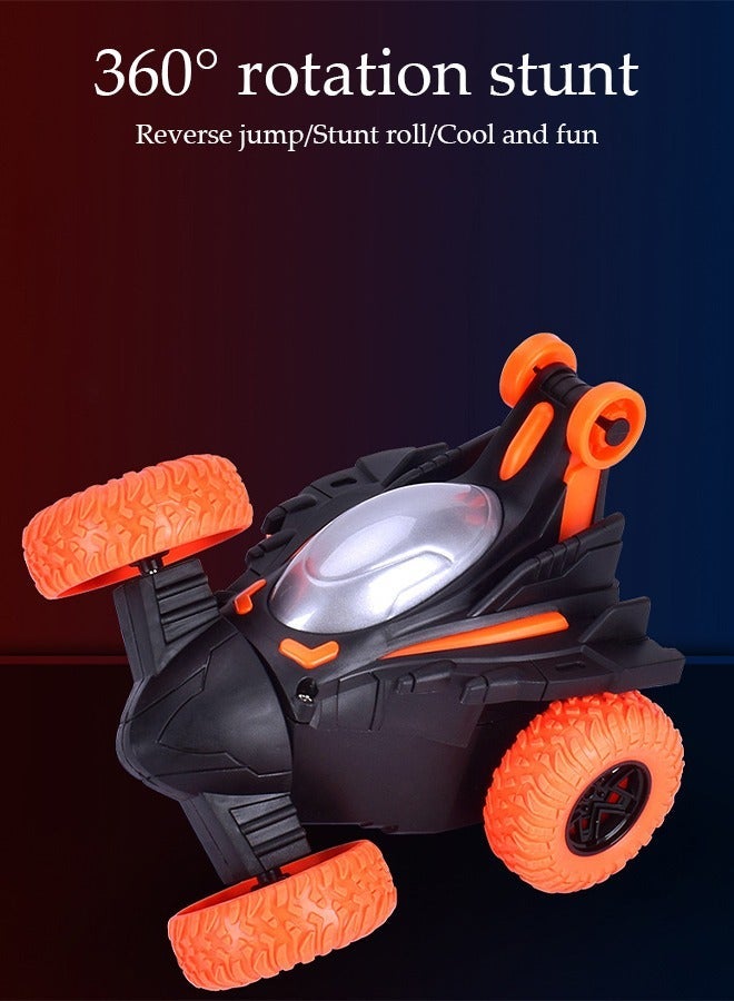 DUNISO 360 ° rotating remote control toy car with lights and music for rolling, suitable as a gift for boys and girls - Image 5