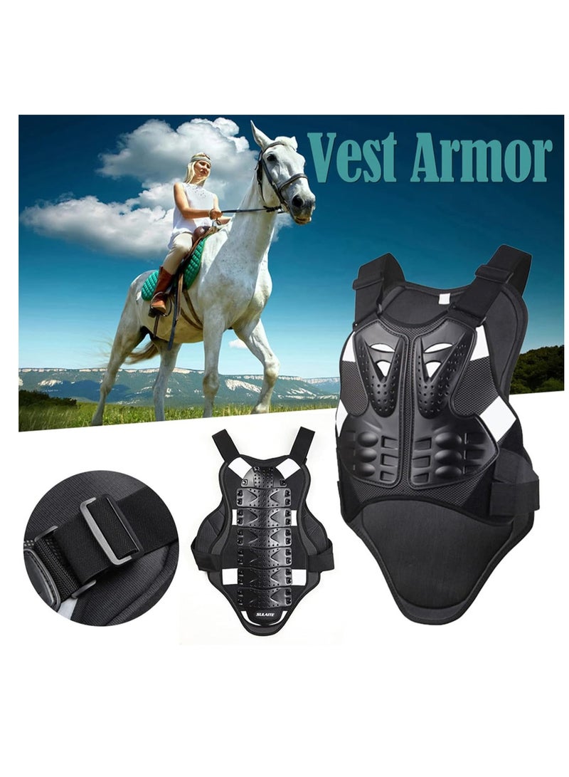 general Adjustable motorcycle section jacket, motorcycle protective sports vest for motorcycle spine - Image 5