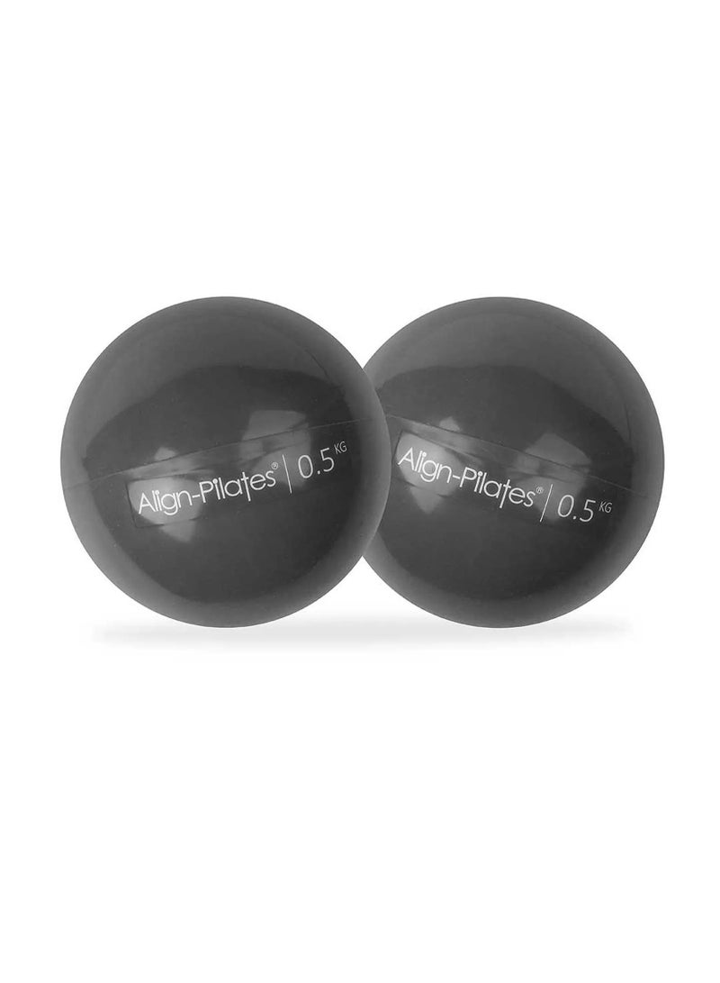 Align-Pilates Align-Pilates Pro Soft Pilates Weights - Set of 2 x 0.5kg for Strength and Balance Training - Image 1