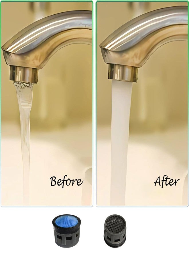 Acetap Plastic Fusion High-Pressure Replacement Water Aerator Tap and Faucet Foam Flow, Blue | Pack of 10 | 12 x 12 x 12 Millimeters - Image 3