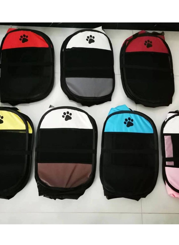 Octagonal Pet Foldable cat Playpen Tent Dog and Cat Fence, Puppy Exercise Playpen,Cat and Dog House, Rabbit Cat Kennel Portable Foldable Pop Up Pet Play Pen with Floor and Mesh Door Top for Indoor Outdoor Collapsible Tent Cage Cat delivery room cat cage cat house