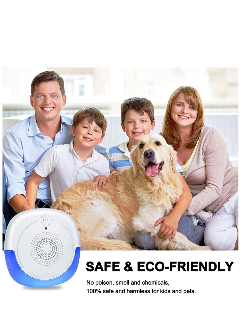 Generic - Ultrasonic Pest Repeller Plug in Pest Reject Electronic Insect Fly Trap for Indoor Outdoor Use Electric Bug Zapper for Insect Roach Mice Spider Ant Bug Mosquito Mouse Repellent Indoor 2 Pack - Image 1
