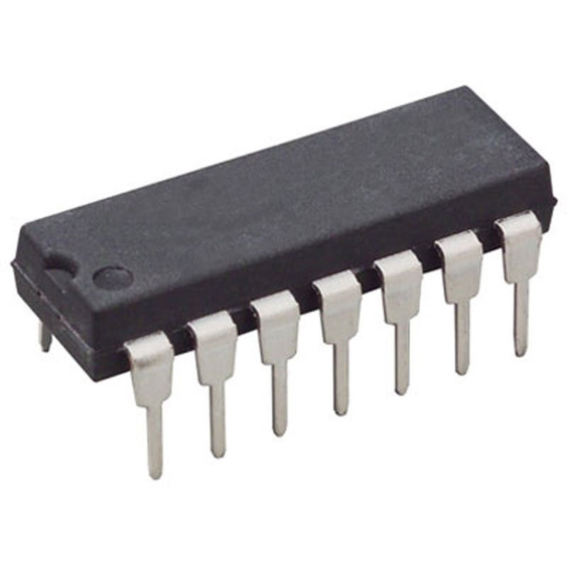 74LS00 Quad 2-Input Positive and Gate Dip-14, 1.5" (Pack of 10)