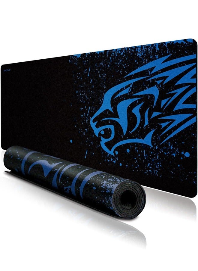 Taimi Gaming Mouse Pad Black Blue 800x300x4 mm - Image 1