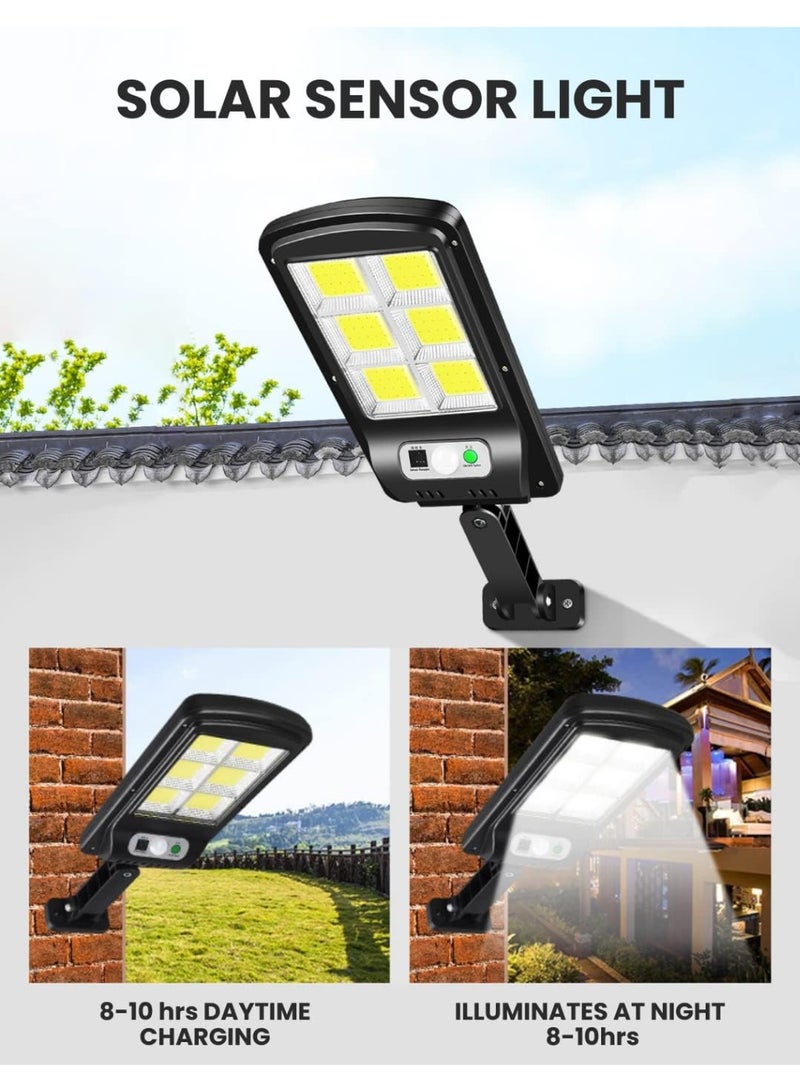120 LED Solar Street Light with PIR Motion Sensor, LED Spotlight, Waterproof Outdoor Floodlight with IP65 Rating for Water and Dust Resistance, Suitable for Garden, Patio, Walkway, and Garage - Image 2