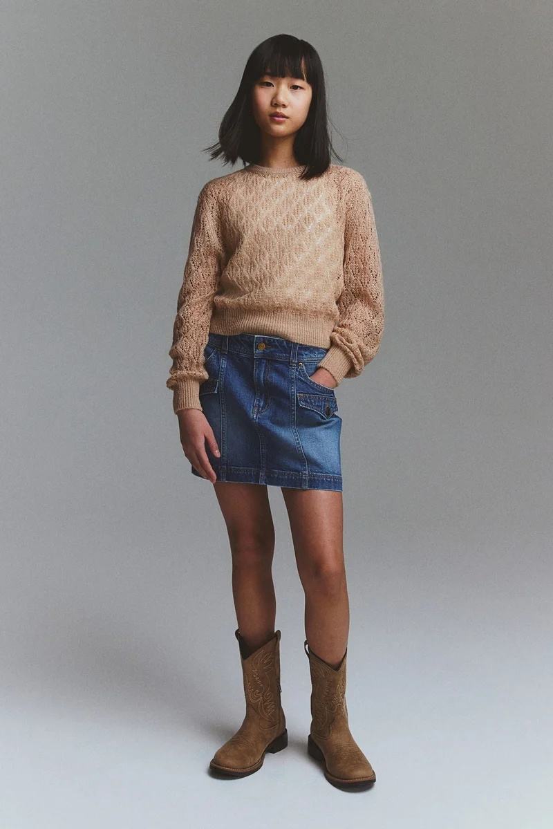 اتش اند ام Pointelle-knit jumper