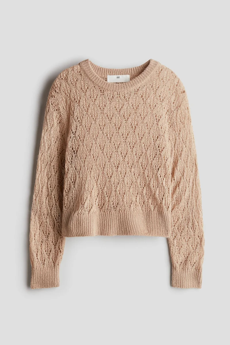H&M Pointelle-knit jumper