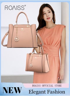 roaiss Leather Women Shoulder Bag Women's Handbag Elegant Patent Leather Bag Waterproof Handbag Shoulder Bag Women Large Capacity Bag  - Image 1
