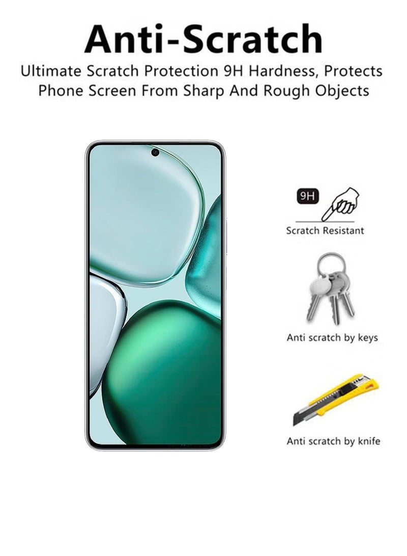 Honor X9c Smart Screen Protector Honor X9c Smart | Tempered Glass Available in Combo Pack Compatible with Honor X9c Smart | Screen Protector Full HD Quality Tempered Glass Anti-Scratch Edge to Edge Coverage with Easy Installation Kit - Black - Image 3