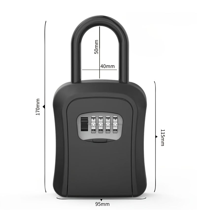 Linked Password Key Box For Construction Site Without Installation - Image 3