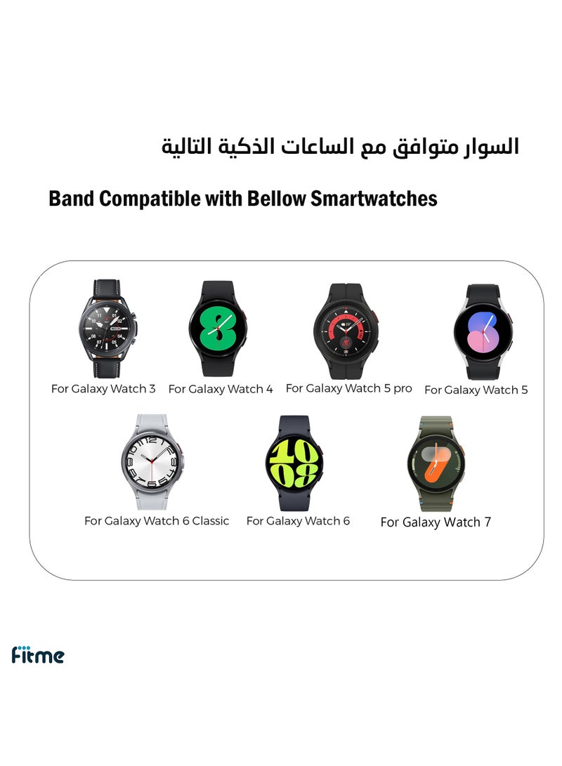 FITME Classic Silicone Band For Galaxy Watch 3 / Watch 4 / Watch 5 / Watch 6 / Watch 7 - Image 4