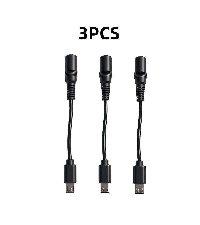 DC5.5x2.1mm to V8 USB Battery Adapter Charging Cable for Laser Levels 3Pcs - Image 5