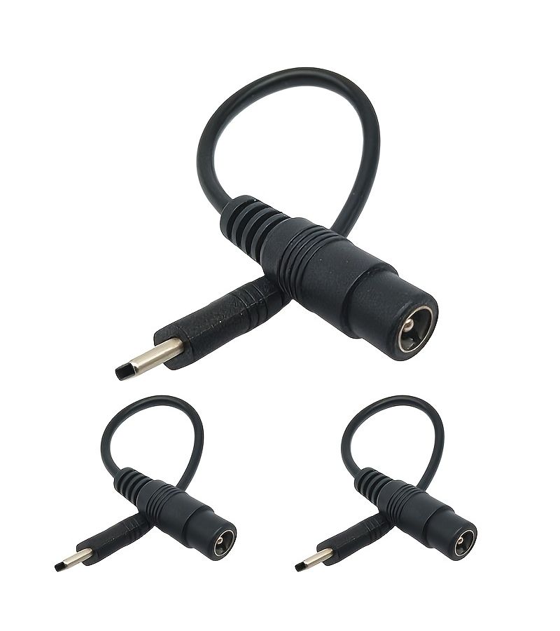 DC5.5x2.1mm to V8 USB Battery Adapter Charging Cable for Laser Levels 3Pcs - Image 3