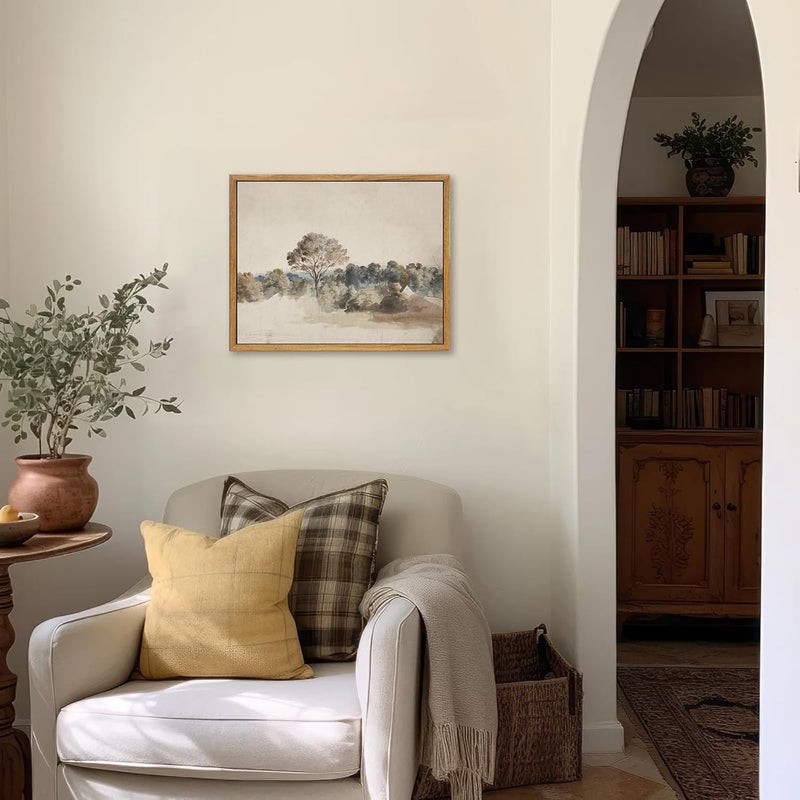 KBKBART Framed Vintage Neutral Wall Art Prints - Image 3