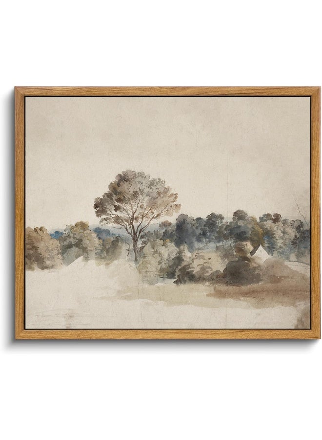 KBKBART Framed Vintage Neutral Wall Art Prints - Image 1