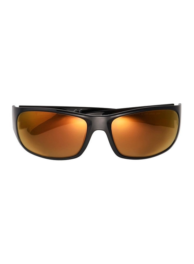 DOCKERS Men'S Sail Wrap Sunglasses Black 62 Mm  - Image 4