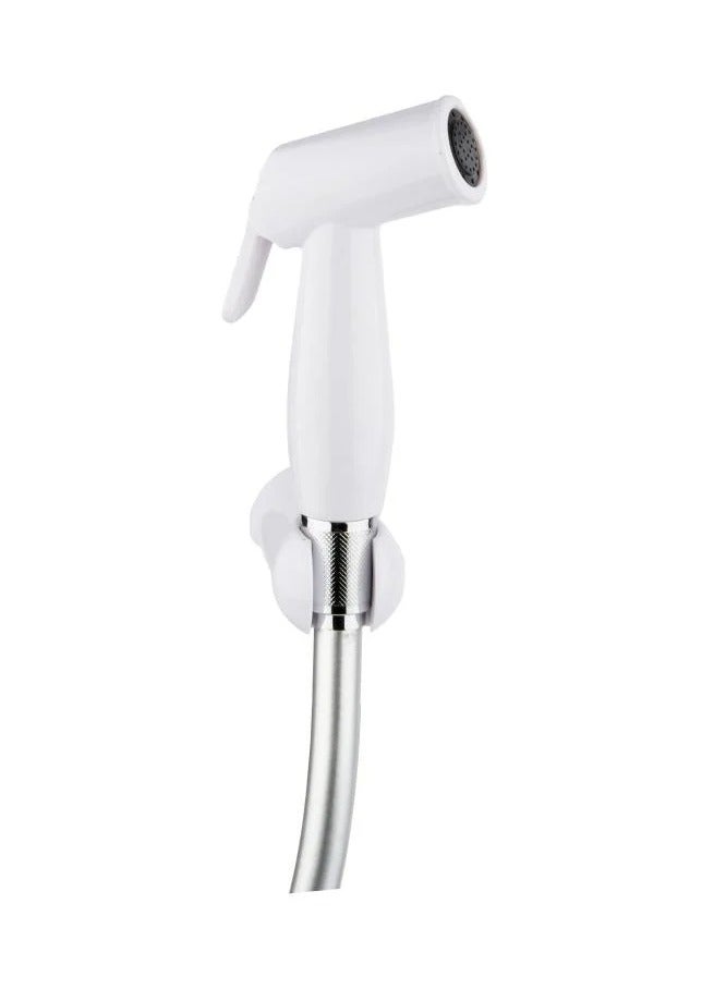 tucra TUCRA Luxury White Handheld Bidet Sprayer | Ergonomic Design with Balanced Water Pressure | Flexible Leak-Proof Hose | Premium Build & Easy Installation
