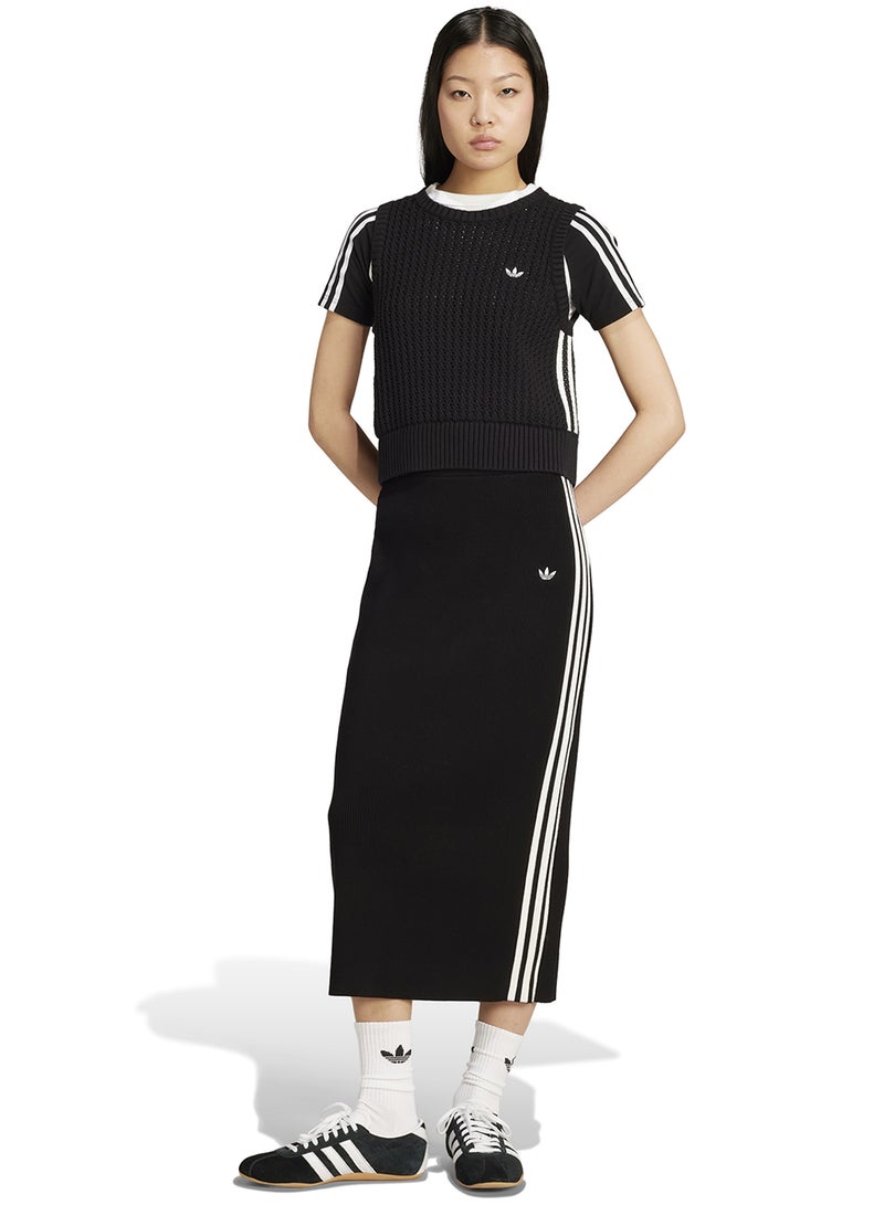 adidas Originals 3-Stripe Adicolor Knitted Skirt - Image 5