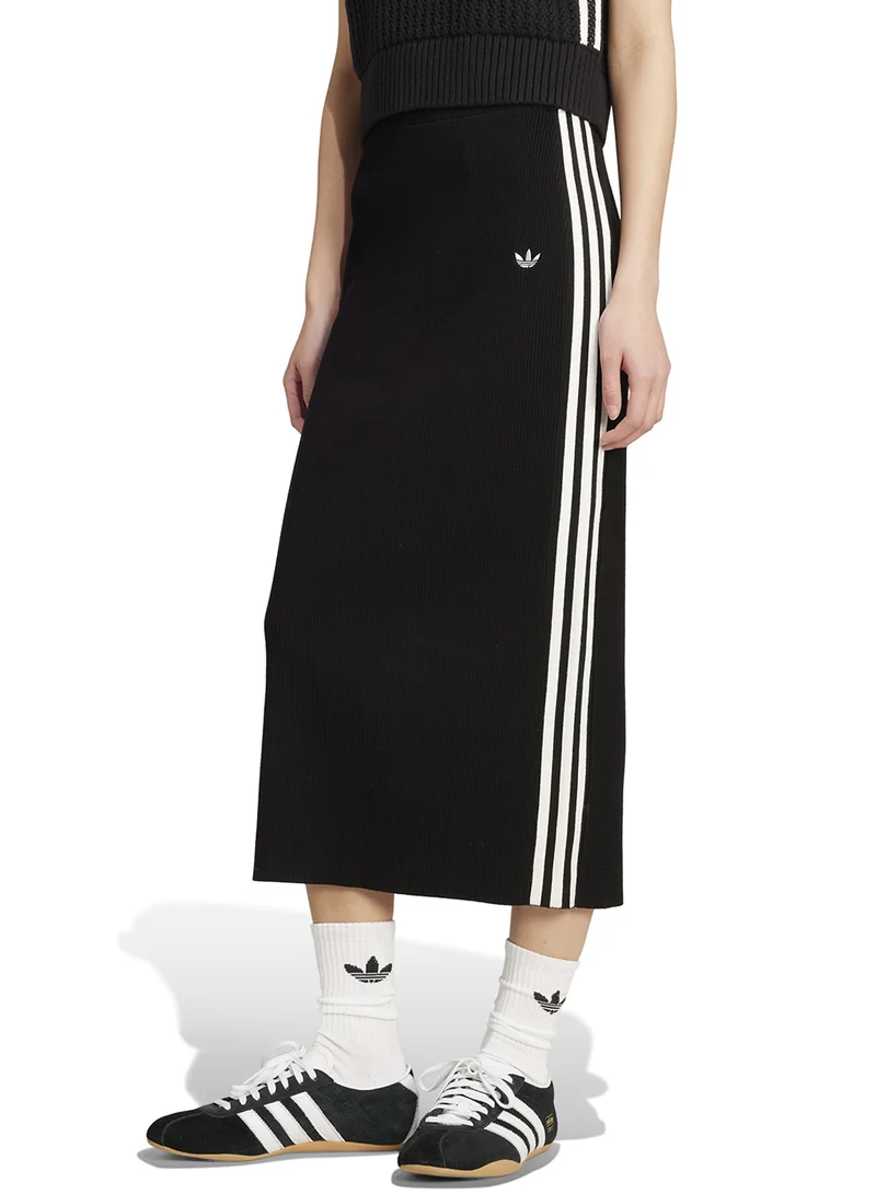 adidas Originals 3-Stripe Adicolor Knitted Skirt