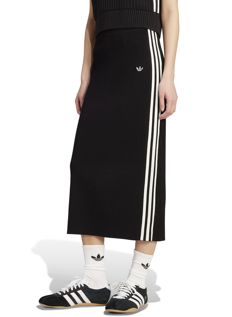 adidas Originals 3-Stripe Adicolor Knitted Skirt - Image 1