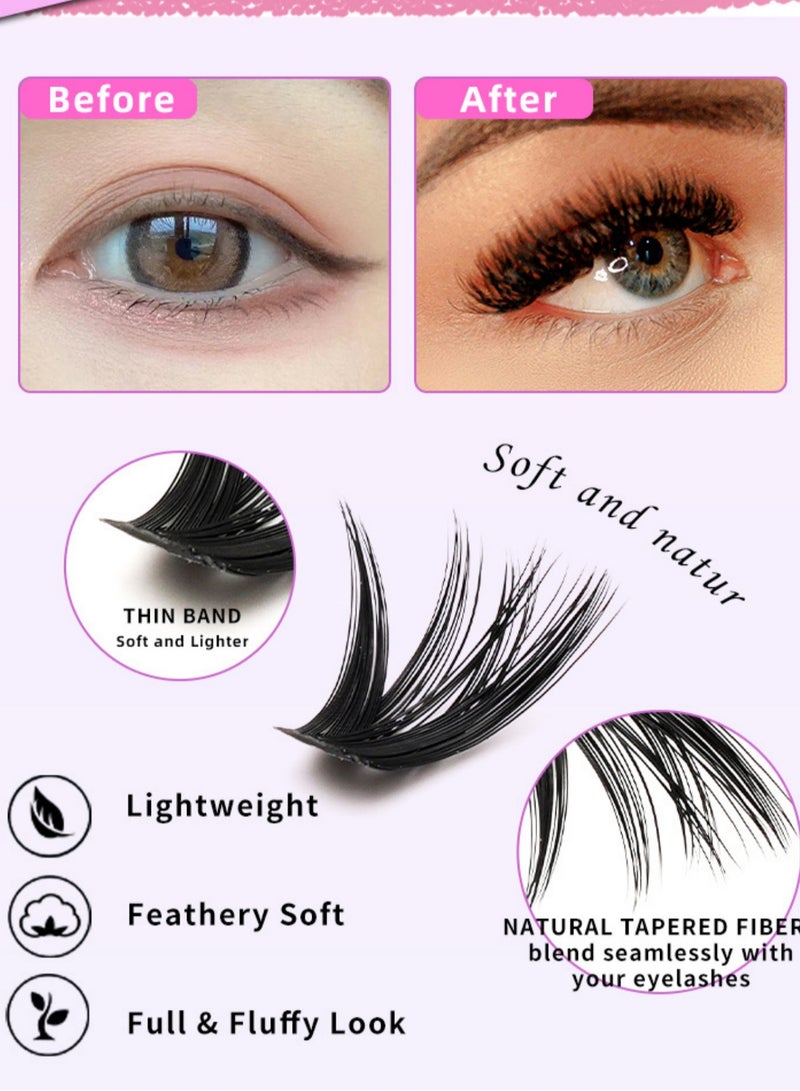 جودي رموش صناعية طبيعية - علبة قابلة للطي، شريط ناعم غير مرئي، مثالية للاستخدام اليومي والحفلات - Image 4