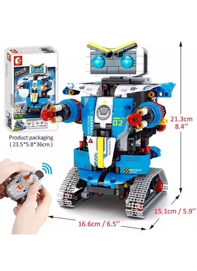 SEMBO STEM Robot Building Kit for Kids, 796-Piece Educational Construction Toy for Boys and Girls Age 12 13 14 15 and Up, DIY Robot Model Building Blocks Set, Creative Engineering Toy, Science and Technology Learning Kit, Robotics Gift for Teens, Brain Development Puzzle Toy, Mechanical Toy for Future Engineers, Smart Robot Toy for Kids, Intelligent Programmable Robot Toy, Gift Idea for Young Inventors, Birthday Gift for Children, Holiday Gift for Boys, Girls, Teens, Educational Toys for Home and Classroom, Kids Learning Games, Toy Set with Multiple Robot Shapes, DIY Toy for Creative Play, Best Toy for STEM Education, Hands-On Assembly Toy, Fun Robot Challenge Game, School Project Kit, Kids Activity Toy, Interactive Learning Toy, Big Block Robot Toy, Popular Toy Gift for Kids Who Love Science, Engineering, Robotics, and Building  - Image 4