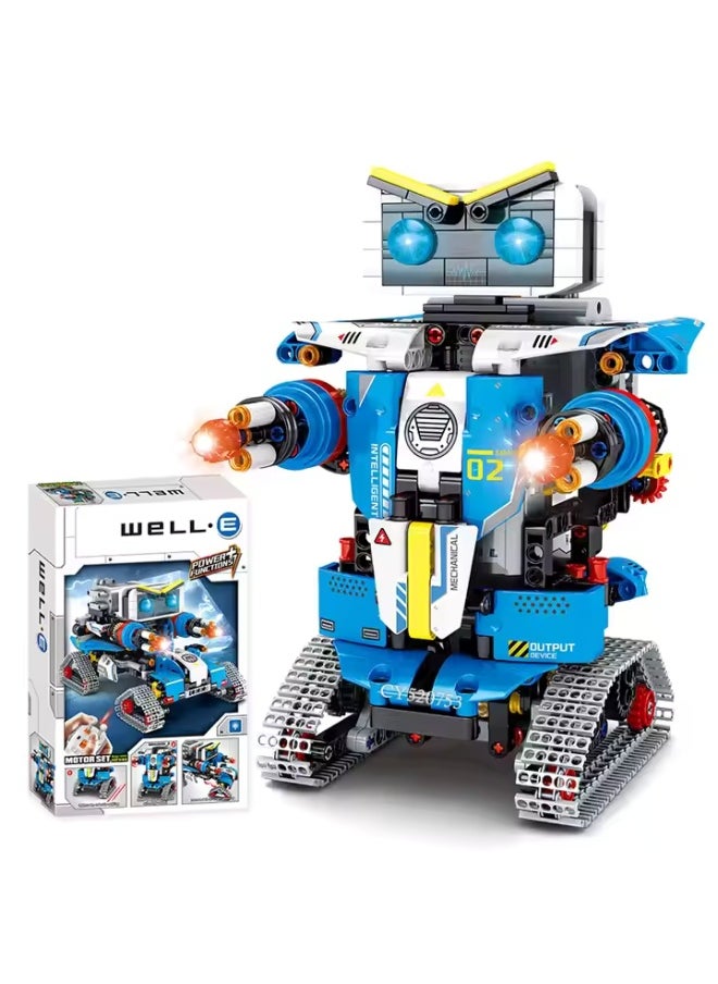 SEMBO - STEM Robot Building Kit for Kids, 796-Piece Educational Construction Toy for Boys and Girls Age 12 13 14 15 and Up, DIY Robot Model Building Blocks Set, Creative Engineering Toy, Science and Technology Learning Kit, Robotics Gift for Teens, Brain Development Puzzle Toy, Mechanical Toy for Future Engineers, Smart Robot Toy for Kids, Intelligent Programmable Robot Toy, Gift Idea for Young Inventors, Birthday Gift for Children, Holiday Gift for Boys, Girls, Teens, Educational Toys for Home and Classroom, Kids Learning Games, Toy Set with Multiple Robot Shapes, DIY Toy for Creative Play, Best Toy for STEM Education, Hands-On Assembly Toy, Fun Robot Challenge Game, School Project Kit, Kids Activity Toy, Interactive Learning Toy, Big Block Robot Toy, Popular Toy Gift for Kids Who Love Science, Engineering, Robotics, and Building - Image 1
